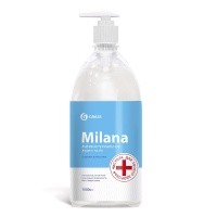 Мыло жидкое Milana антибактериальное, 1кг GRASS (с антисептиком)