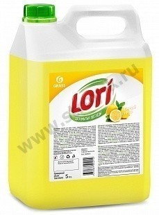 Sredstvo-moysee-dli-posudi-LORI-limon-5kg-GRASS