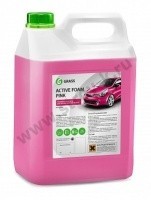 Автошампунь для бесконт. мойки Active Foam Pink, 6кг GRASS 113121 (розовая пена)