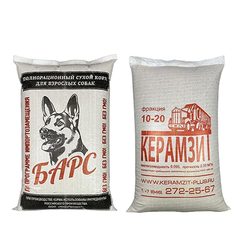 Нанесение логотипа на полипропиленовые мешки