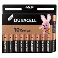 Батарейки DURACELL Basic АА (LR06, 15A) алкалин., пальчик., комплект 18шт., блистер, 451464
