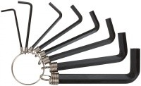 Ключи шестигранные 2-10 мм, набор 8шт Top Tools