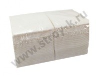 Салфетки бумажные столовые белые 24х24см 2 слоя (250л/уп)