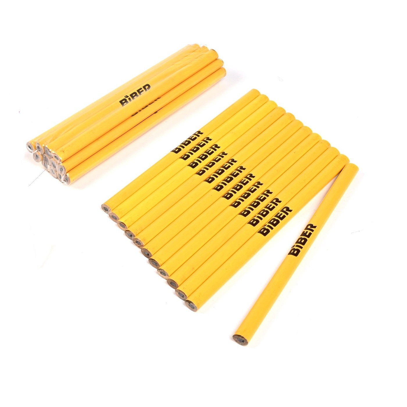 Бибер 43001 карандаши строительные 180мм (уп.12шт) (12/240)
