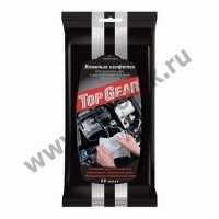 Салфетки влажные для салона авто TOP GEAR (30 шт/уп)