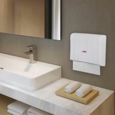 Диспенсер для полотенец LAIMA PROFESSIONAL LSA, Z-сложения, белый, 607991