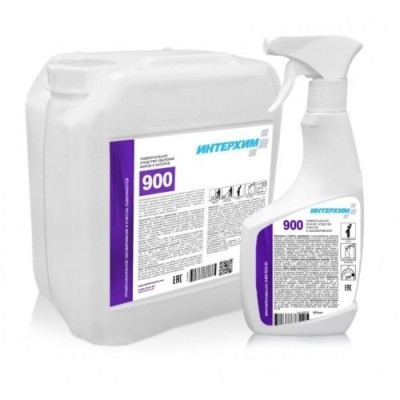 Средство для удаления жиров и нагаров, ИНТЕРХИМ 900, 5л (конц.1:200)