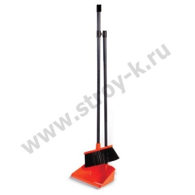 Набор для уборки ЛЕНИВКА (щетка и совок, пластик. ручки) , IDEA М5177 601325