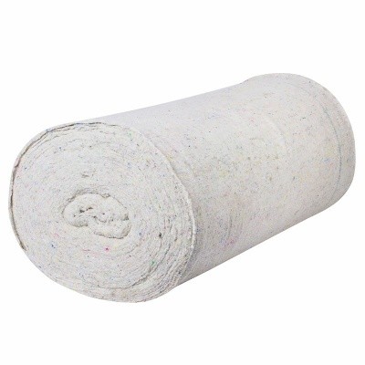 Полотно холсто-прошивное белое (50 м/п рулон), ширина - 1,5м