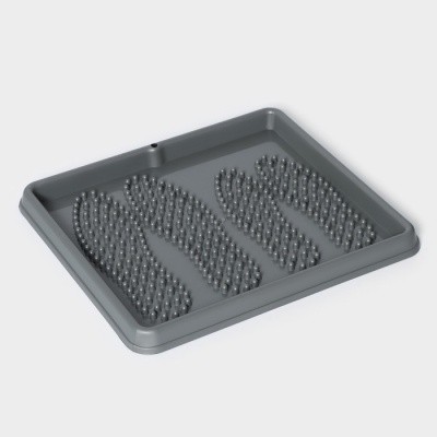 Лоток для обуви пластик., серый, 43.5×39см (малый) Darel plastic10265993
