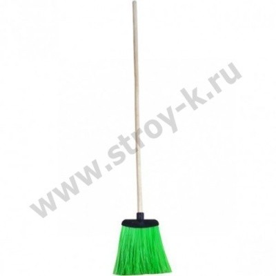 Метла полипропиленовая плоская 200х300мм с черенком