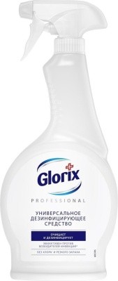 Средство дезинф. для очищения поверхностей, 500мл GLORIX (ГЛОРИКС) Средство дезинф. для очищения поверхностей, 500мл GLORIX (ГЛОРИКС)