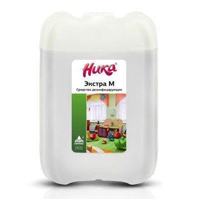 Средство дезинфицирующее с моющим эффектом "Ника-Экстра М", 5л