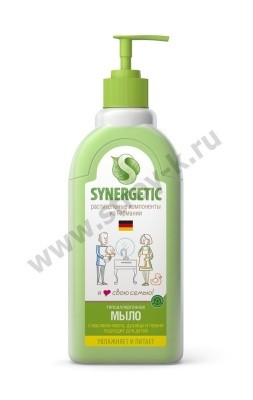 Мыло жидкое ЛУГОВЫЕ ТРАВЫ, 500мл SYNERGETIC