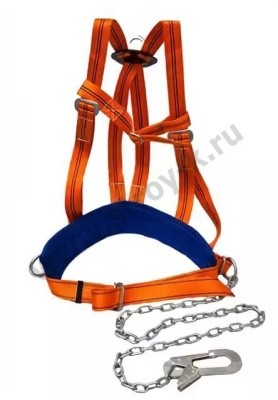 Удерживающая система УС-2ГЖ фал-цепь с наплечн.и набедр.лямк