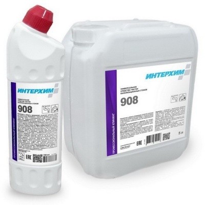Средство для прочистки канализ. труб ИНТЕРХИМ 908, 750мл 