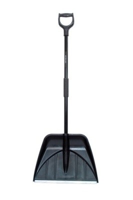 Лопата снеговая п/э "ПРОФИ", ал/накладка, ал/черенок 550х400мм Лопата снеговая п/э "ПРОФИ", ал/накладка, ал/черенок 550х400мм