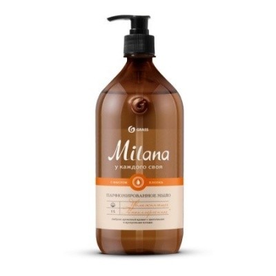 Мыло жидкое парфюм. Milana Амбра и пачули, 1л GRASS 145138