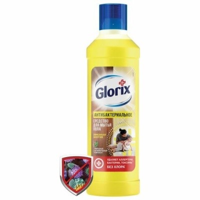 Средство для мытья полов дезинф. 1л GLORIX (ГЛОРИКС) Лимон Средство для мытья полов дезинф. 1л GLORIX (ГЛОРИКС) Лимон