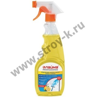 Средство для стекол, 750мл Лайма PROFESSIONAL 602301, 604653