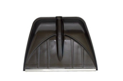 Лопата снеговая п/э "ПРОФИ", ал/накладка, б/черенка 550х400мм