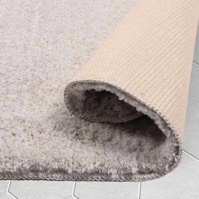 Коврик велюр., 60х90см (серый) OLS-DM-56 (антискольжение)