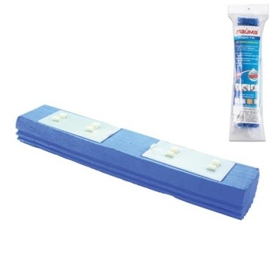 Насадка моп для швабры самоотж. "бабочка", PVA 28см, крепление - крюки, LAIMA, 601485