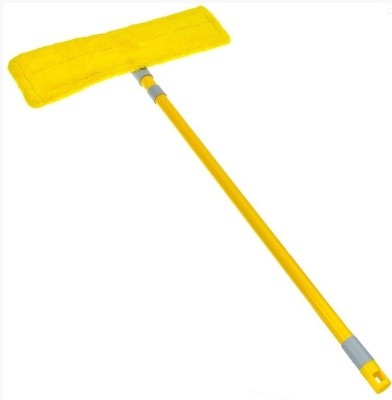 Швабра с насадкой из микрофибры 40х8см, телескоп. ручка 130см 444-308