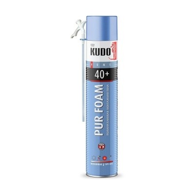 Пена монт. KUDO Home 40+, 1л (бытовая, всесезонная) Пена монт. KUDO Home 40+, 1л (бытовая, всесезонная)
