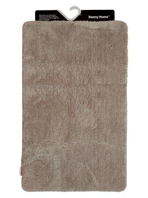 Коврик велюр., 60х90см (коричневый) OLS-DM-55 (антискольжение)