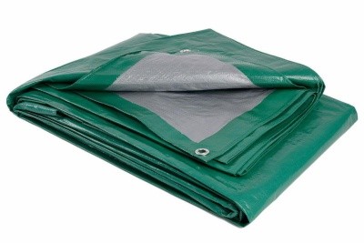 Тарпаулин 120гр/м2, 4,0 х 8,0м зеленый