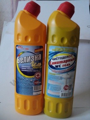 Гель чистящий для сантехники САНИТАРНЫЙ, 750мл (Чапаевск) SANOFF упак. 15шт 