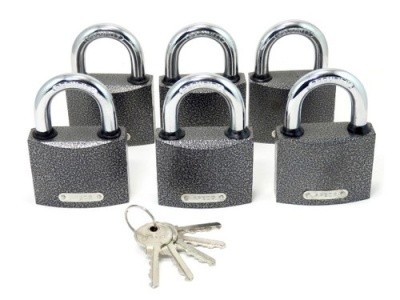 Замок висячий S-Locked 63мм 5 ключей