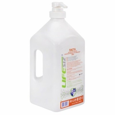 Паста очищающая для особозагрязненных рук, 2л ЭЛЕН (с дозатором)