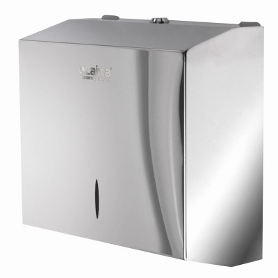 Диспенсер для полотенец LAIMA PROFESSIONAL INOX, V-сл., нерж. сталь, зеркал. 605697