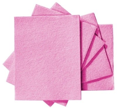 Салфетка вискоза 30х38см (профблок 25шт/уп) РОЗОВЫЙ