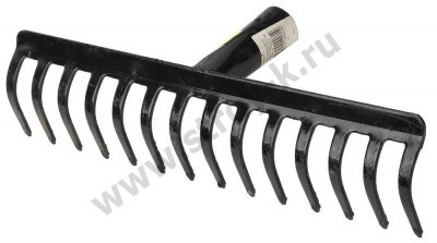 Грабли 14 зубьев прямые (370мм), б/черенка Грабли 14 зубьев прямые (370мм), б/черенка