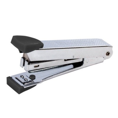 Степлер №10, металл, BRAUBERG "Classic-M", до 15 листов, с антистеплером, черный, 227626