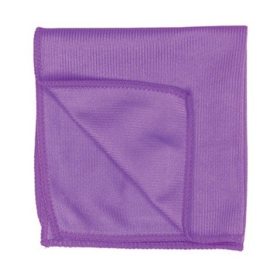 Салфетка микрофибра для стекла и оптики, 30х30см ОФИСМАГ, 601260 (фиолет.)