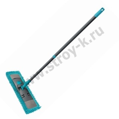 Швабра с насадкой-моп микрофибра "вермишель" 40см, телескоп. ручка, YORK Salsa 604571 081300