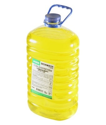 Средство для мытья посуды DishWash Lemon, 5л PROFIT (лимон) пэт