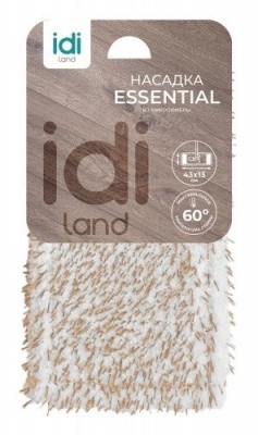 Насадка МОП плоская 43х13см, карманы, микрофибра, Attack 2312029