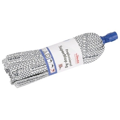 МОП-насадка ленточная для швабры, на резьбе, хлопок/полиэстер/резина, VILEDA "АнтиБак" 602128