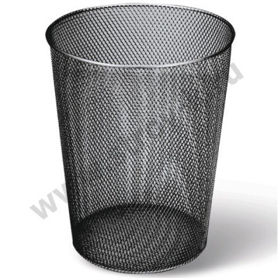 Корзина для бумаг, металл., сетчатая, 9л (черная; серебро) 231959, 231958 