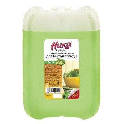 Средство моющее дезинф. конц. для посуды "Ника-Супер Плюс", 5л