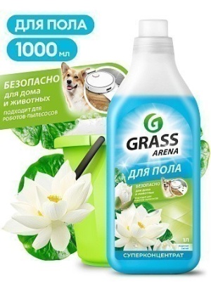 Средство для пола с полир. эффектом ARENA, 1л GRASS 125185/125184/125904/125905