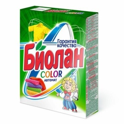 Порошок стир. автомат. БИОЛАН Колор, 350г (для цветного) Порошок стир. автомат. БИОЛАН Колор, 350г (для цветного)