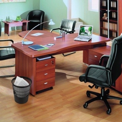 Корзина для бумаг BRAUBERG сетчатая, 9 л, черная, 237001 