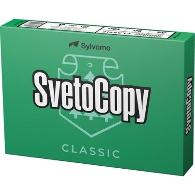 Бумага офисная А4, 80 г/м2, 500 л., марка С, SVETOCOPY CLASSIC (Россия) 110086