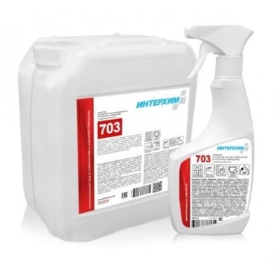 Средство очистки санит. пов-стей с защ. эфф. ИНТЕРХИМ 703, 5л